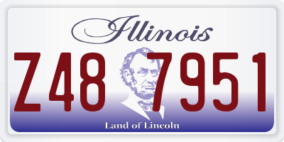 IL license plate Z487951