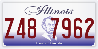 IL license plate Z487962