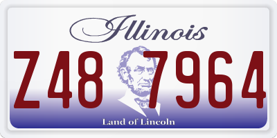 IL license plate Z487964