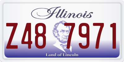 IL license plate Z487971