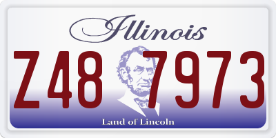 IL license plate Z487973