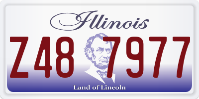 IL license plate Z487977