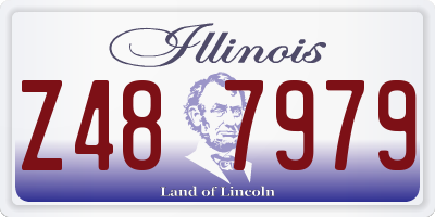 IL license plate Z487979