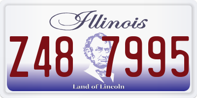 IL license plate Z487995