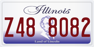 IL license plate Z488082