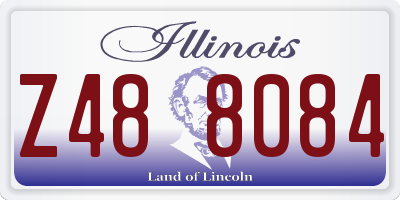 IL license plate Z488084