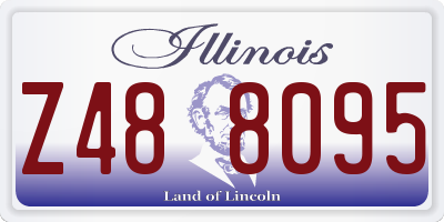 IL license plate Z488095
