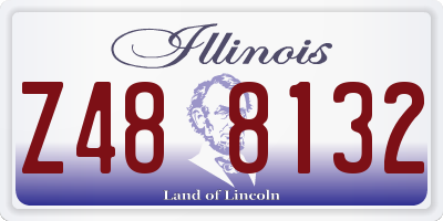 IL license plate Z488132