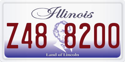 IL license plate Z488200