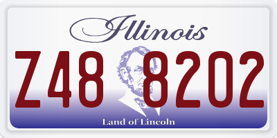 IL license plate Z488202