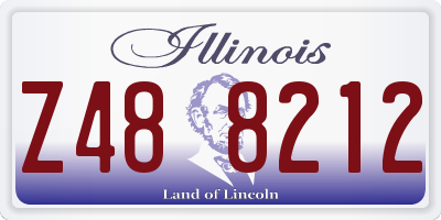 IL license plate Z488212