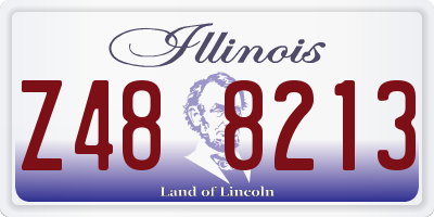 IL license plate Z488213