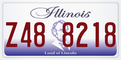IL license plate Z488218