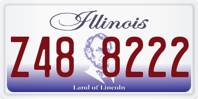IL license plate Z488222