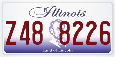 IL license plate Z488226