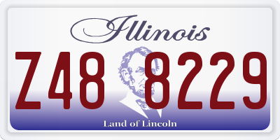 IL license plate Z488229