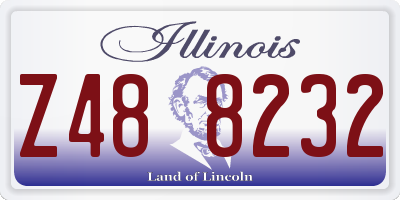 IL license plate Z488232