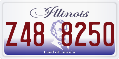 IL license plate Z488250