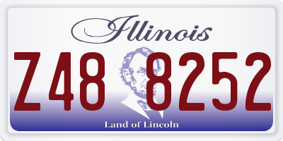 IL license plate Z488252