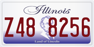 IL license plate Z488256