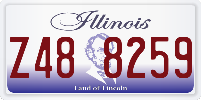 IL license plate Z488259