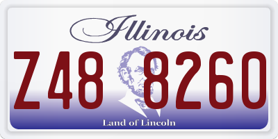 IL license plate Z488260