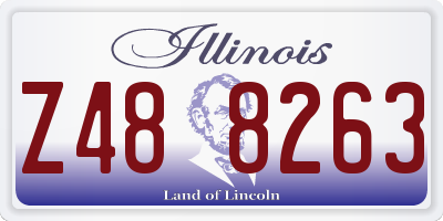 IL license plate Z488263