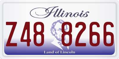 IL license plate Z488266