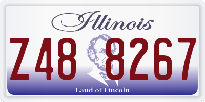 IL license plate Z488267