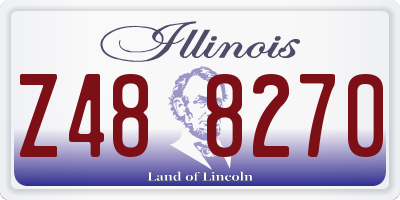 IL license plate Z488270