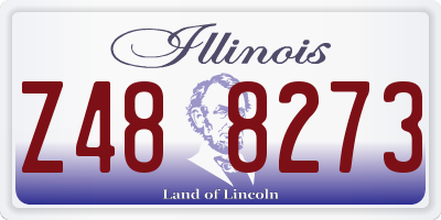 IL license plate Z488273