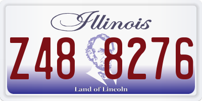 IL license plate Z488276