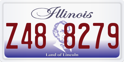 IL license plate Z488279