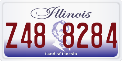 IL license plate Z488284