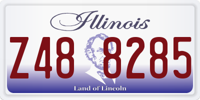 IL license plate Z488285