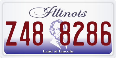 IL license plate Z488286