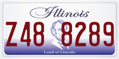 IL license plate Z488289
