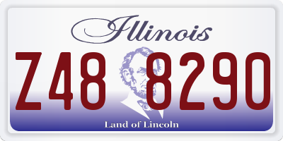 IL license plate Z488290