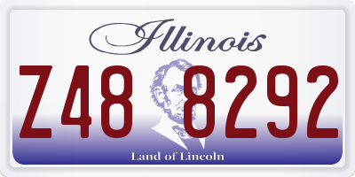 IL license plate Z488292