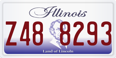 IL license plate Z488293