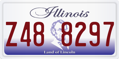 IL license plate Z488297