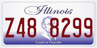 IL license plate Z488299