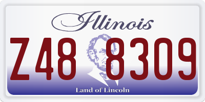 IL license plate Z488309