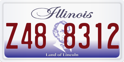 IL license plate Z488312