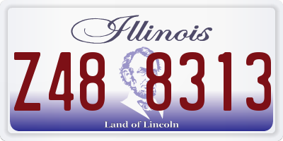 IL license plate Z488313