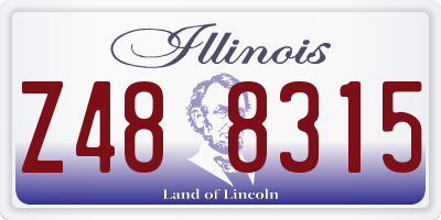 IL license plate Z488315