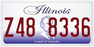 IL license plate Z488336