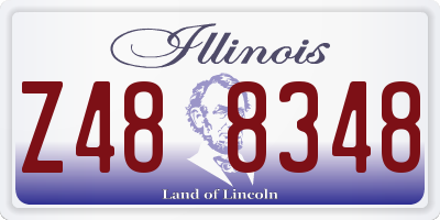 IL license plate Z488348