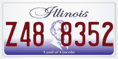 IL license plate Z488352