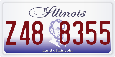 IL license plate Z488355